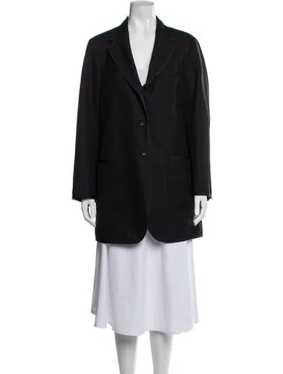 Pre-owned Thom Browne Wool Blazer In Black