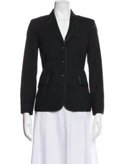 Pre-owned Thom Browne Wool Blazer In Blue