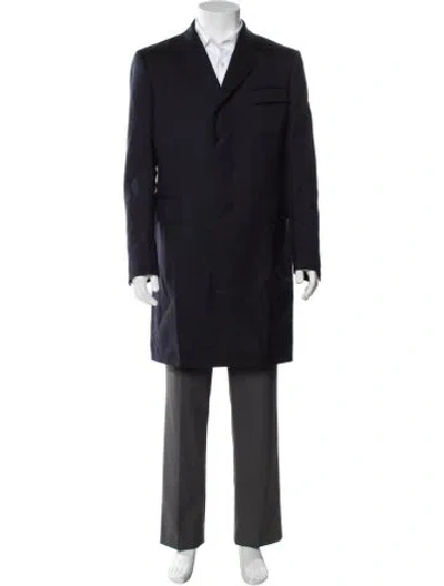 Pre-owned Thom Browne Wool Blazer In Blue