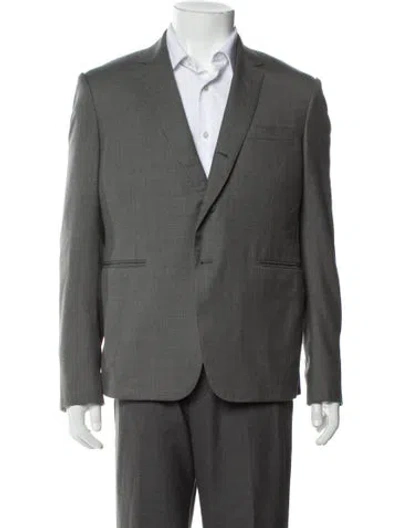 Pre-owned Thom Browne Wool Blazer In Gray