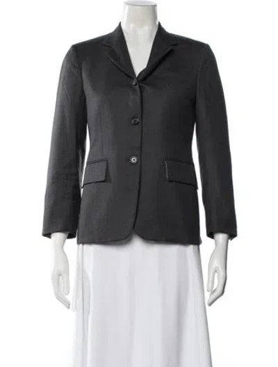 Pre-owned Thom Browne Wool Blazer In Gray