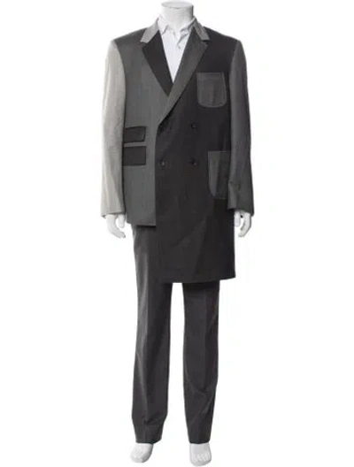 Pre-owned Thom Browne Wool Blazer In Grey