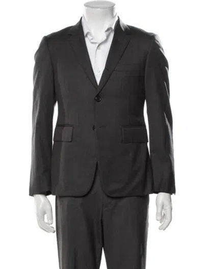 Pre-owned Thom Browne Wool Blazer In Grey