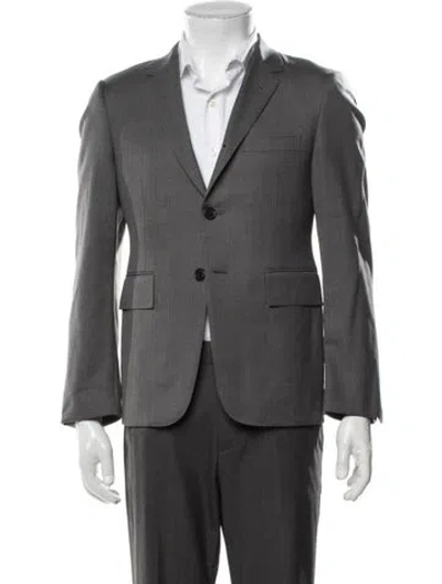 Pre-owned Thom Browne Wool Blazer In Grey