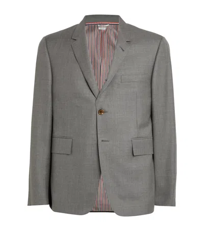 Thom Browne Wool Blazer In Grey