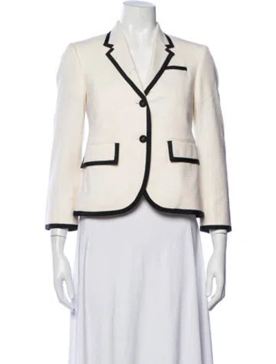 Pre-owned Thom Browne Wool Blazer In Neutrals