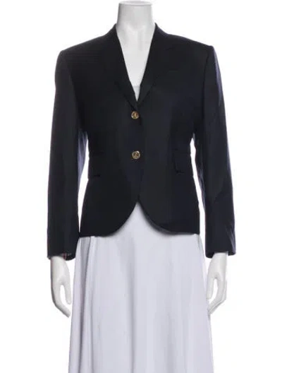 Pre-owned Thom Browne Wool Blazer W/ Tags In Blue