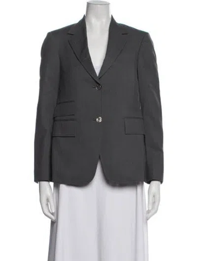 Pre-owned Thom Browne Wool Blazer W/ Tags In Grey