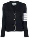 Thom Browne Cardigan In Blue
