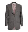 Thom Browne Wool-cashmere Sport Coat In Grey