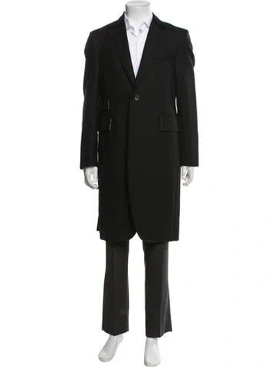 Pre-owned Thom Browne Wool Coat In Black