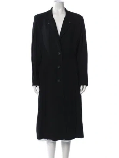 Pre-owned Thom Browne Wool Coat W/ Tags In Blue