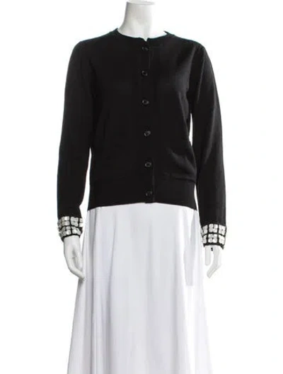 Pre-owned Thom Browne Wool Crew Neck Sweater W/ Tags In Black