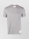 Thom Browne Wool Crew Neck T-shirt In White