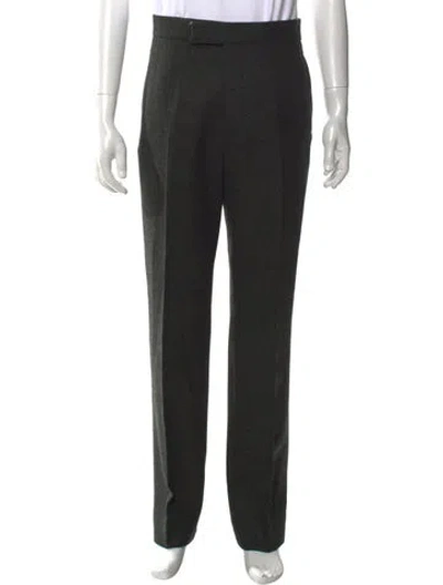 Pre-owned Thom Browne Wool Dress Pants In Gray