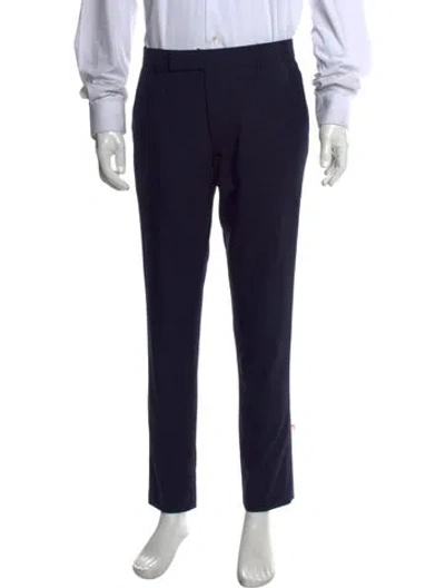 Pre-owned Thom Browne Wool Dress Pants In Gray