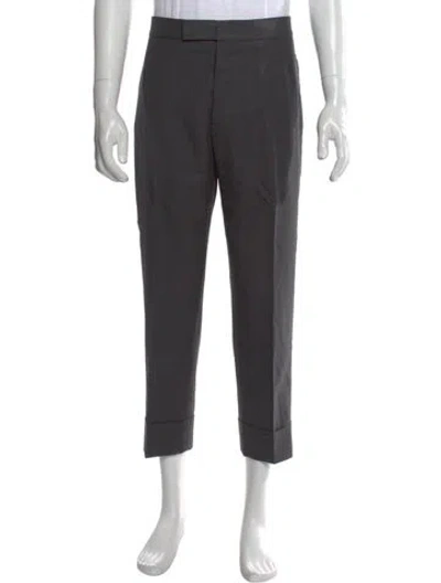 Pre-owned Thom Browne Wool Dress Pants In Gray
