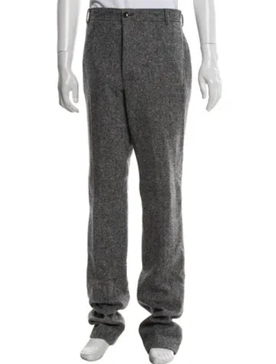 Pre-owned Thom Browne Wool Dress Pants In Grey