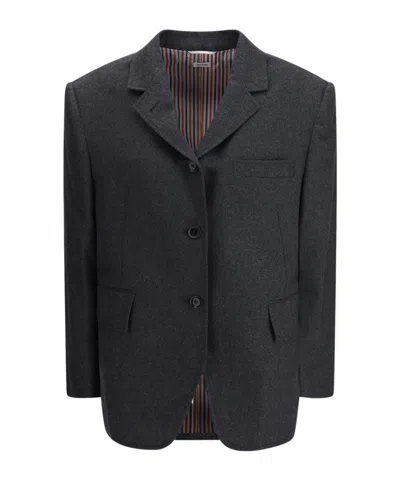 THOM BROWNE WOOL FLANNEL BLAZER