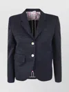 Thom Browne Wool Gabardine Sportcoat High Armhole In Black