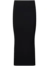 Thom Browne Wool Hobble Skirt In Black
