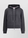 Thom Browne Wool Hoodie Adjustable Drawstring