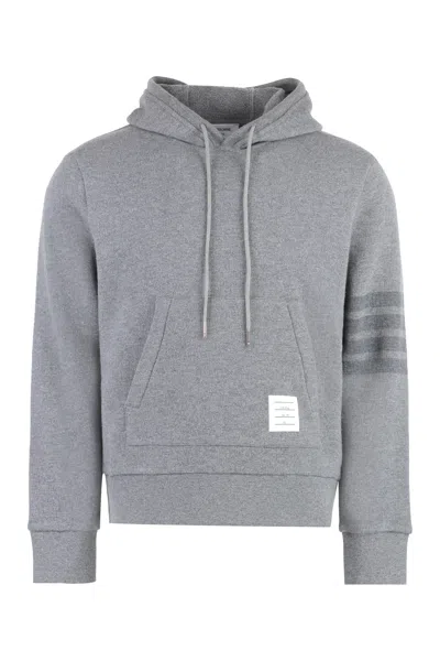 Thom Browne Wool Hoodie In Gray