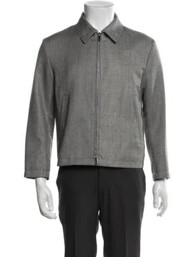 Pre-owned Thom Browne Wool Jacket In Gray