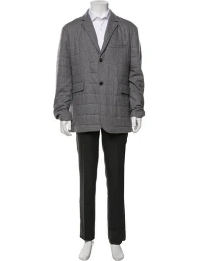 Pre-owned Thom Browne Wool Jacket In Grey