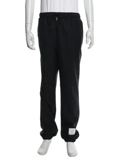 Pre-owned Thom Browne Wool Joggers In Blue