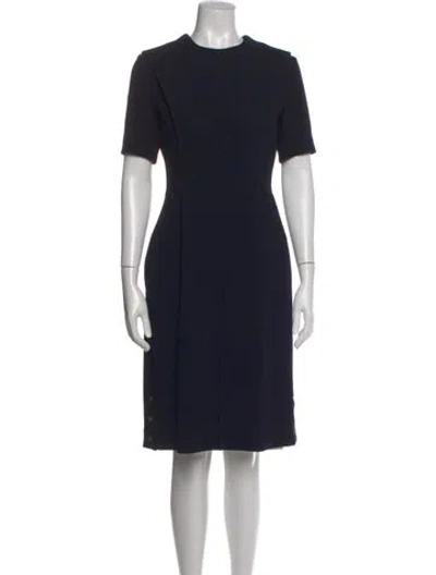 Pre-owned Thom Browne Wool Knee-length Dress In Black