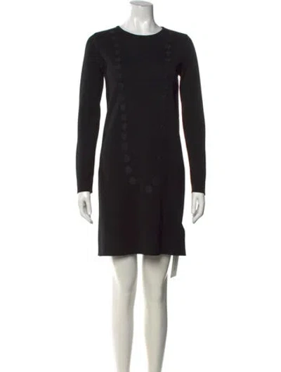 Pre-owned Thom Browne Wool Knee-length Dress In Black