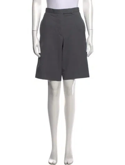 Pre-owned Thom Browne Wool Knee-length Shorts In Gray