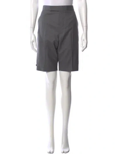 Pre-owned Thom Browne Wool Knee-length Shorts W/ Tags In Gray