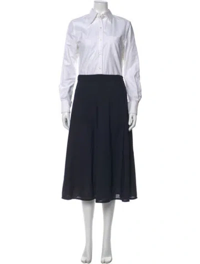 Pre-owned Thom Browne Wool Long Dress In Multi