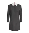 Thom Browne Wool Mini Dress In Grey