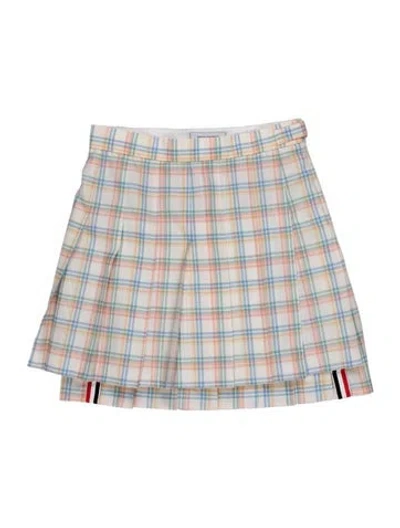 Pre-owned Thom Browne Wool Mini Skirt In Blue