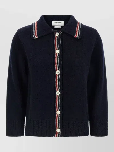 Thom Browne Wool Mohair Cardigan