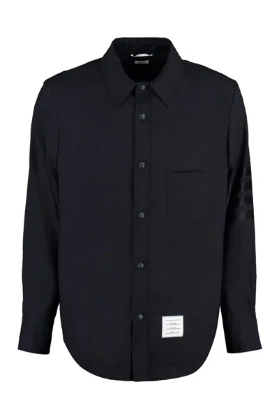 Thom Browne Wool Overshirt In Multi