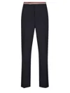 Thom Browne Rwb Blue Wool Pants