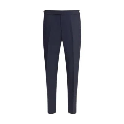 Thom Browne Wool Pants In Blue