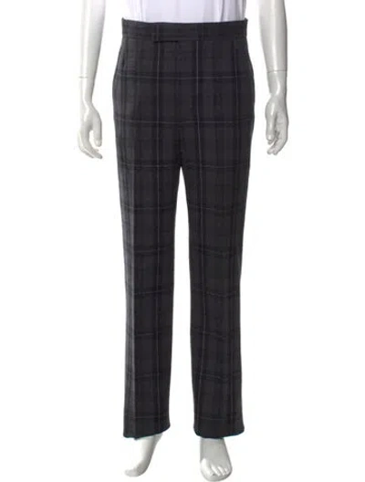 Pre-owned Thom Browne Wool Pants In Black