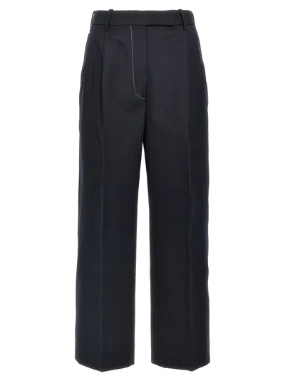 Thom Browne Wool Pants In Blue