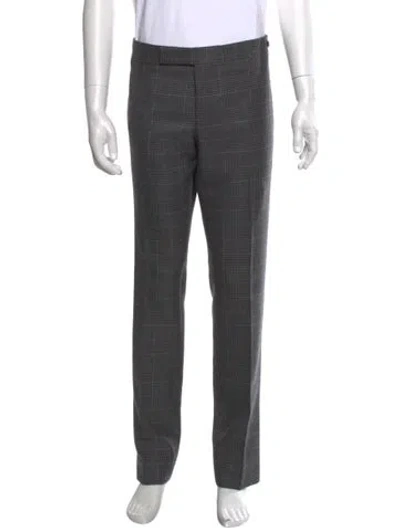 Pre-owned Thom Browne Wool Pants In Gray