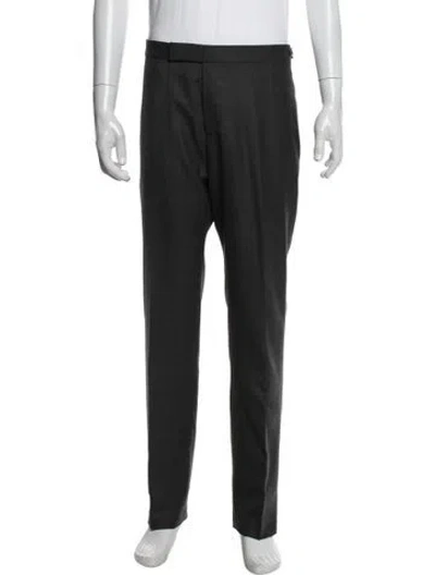 Pre-owned Thom Browne Wool Pants In Gray