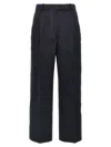 Thom Browne Wool Pants In Navy