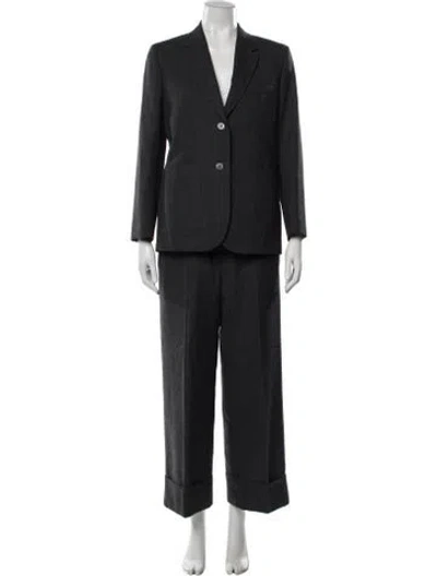 Pre-owned Thom Browne Wool Pantsuit In Grey