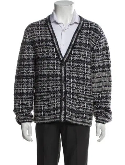 Pre-owned Thom Browne Wool Printed Cardigan In Multi