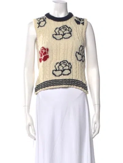 Pre-owned Thom Browne Wool Printed Sweater In Neutral