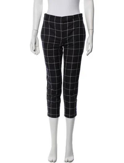 Pre-owned Thom Browne Wool Straight Leg Pants In Blue